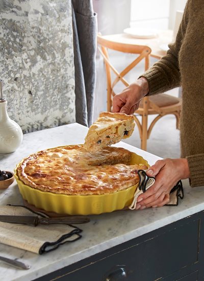 Dixx tal-ħami tart, ċeramika, 32 cm/3L, Provence Yellow - Emile Henry