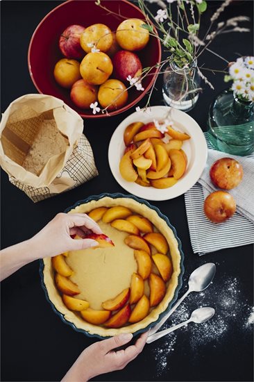 Plat à tarte, céramique, 24,5cm/1,15L, Belle-Ile - Emile Henry