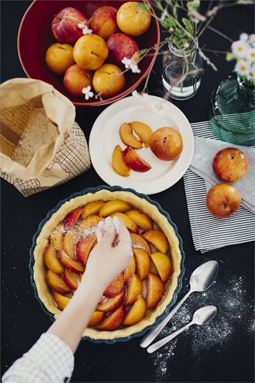 Tart dish, ceramic, 24.5cm/1.15L, Belle-Ile - Emile Henry