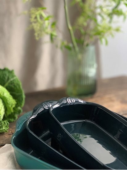 Rectangular baking dish, ceramic, 22x14.5cm/0.7L, Belle-Ile - Emile Henry