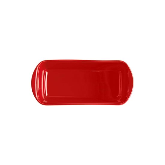 Ceramic cakes baking dish, 24 x 11 cm/0.98 l, Burgundy - Emile Henry