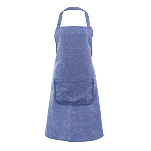 Kitchen apron, 70 x 85 cm, "Stella", dark blue - Tiseco