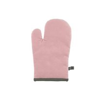 Oven glove, made of cotton, 18 x 28 cm, Soft Pink - Tiseco