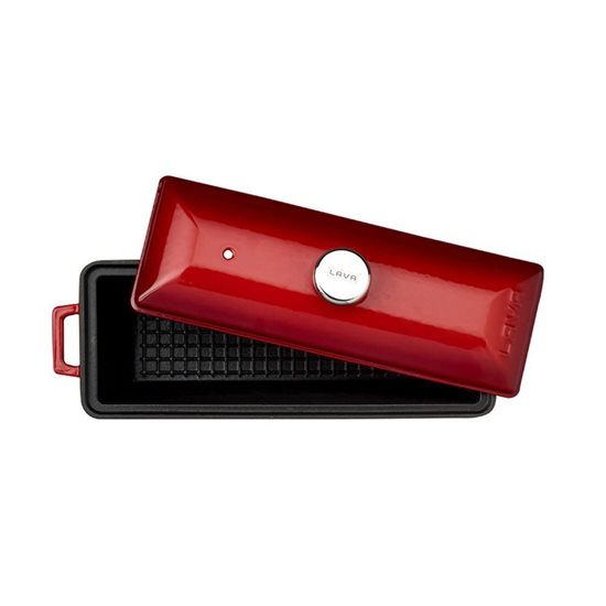 Terrine dish, 8.5 x 26.5 x 6 cm, red - Lava brand