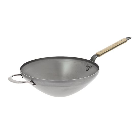 "Mineral B Bois" wok panna, 28 cm - "de Buyer" zīmols