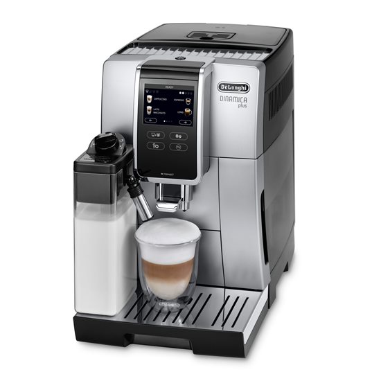 Automatic espresso machine, 1450W, "Dinamica Plus", Silver - DeLonghi