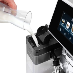 Macchina espresso automatica, 1450W, "PrimaDonna Soul", argento/nero - De'Longhi
