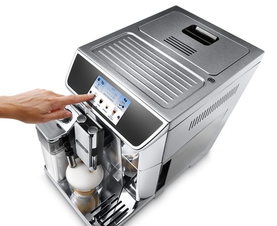 Automatisk espressomaskine, 1450W, "PrimaDonna Elite", sølvfarvet - De'Longhi