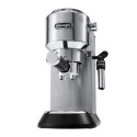 Manuell espressomaskin, 1300W, "Dedica", silverfärgad - De'Longhi