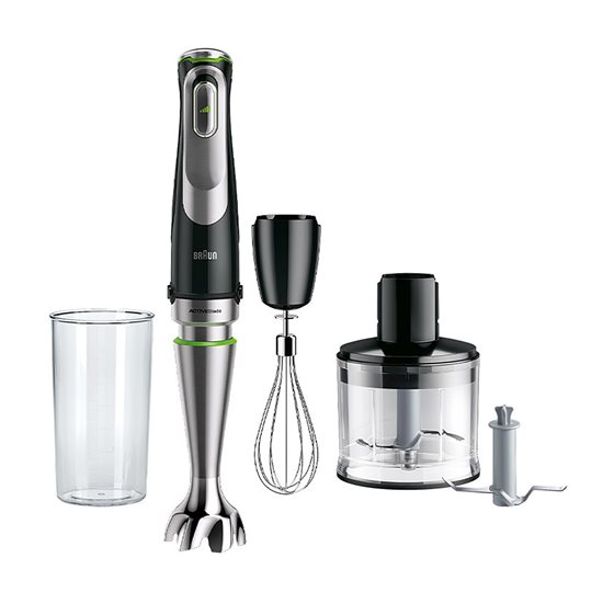 "MultiQuick 9" dikey blender, 1200W, Siyah - Braun