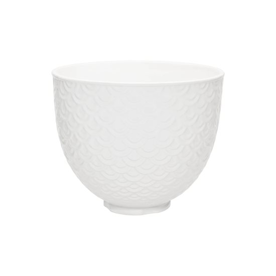 Skutella taċ-ċeramika 4,7 L, Mermaid Lace White - KitchenAid