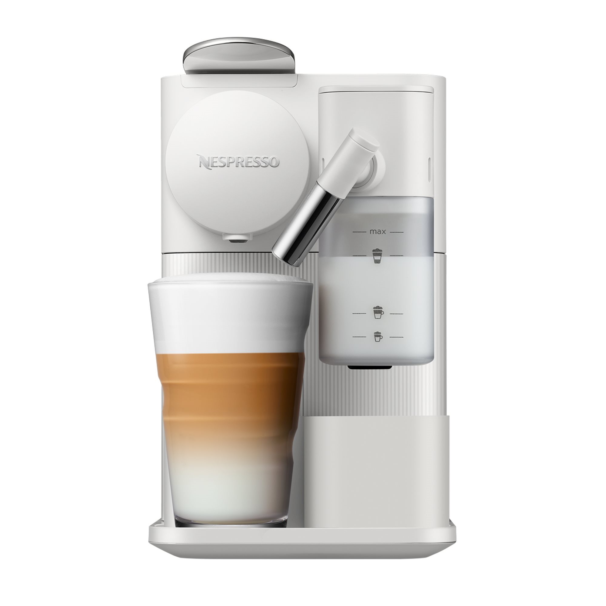 Converge rytme Næb Espressomaskine, 1450W, “Lattissima One”, Porcelain White - Nespresso |  KitchenShop