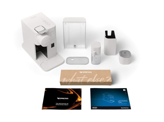 Espressomaschine, 1450 W, „Lattissima One“, Porcelain White – Nespresso