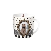 "British cat" porcelain cup, 350ml - Nuova R2S