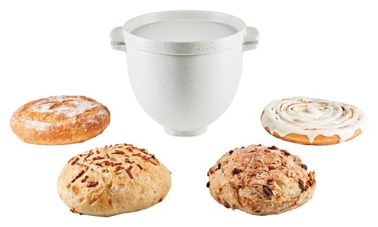 Керамичка чинија, 4,7 L, за хлеб, Grey - KitchenAid