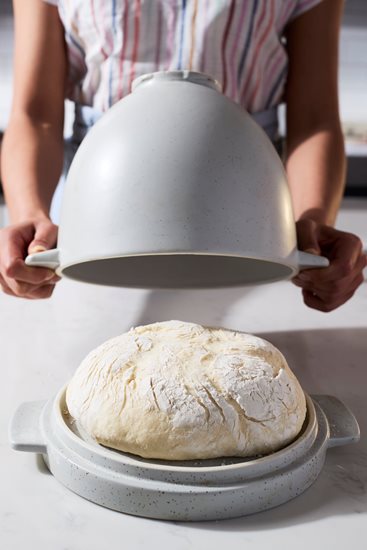 Ceramic bowl, 4.7 L, for bread, Grey - KitchenAid