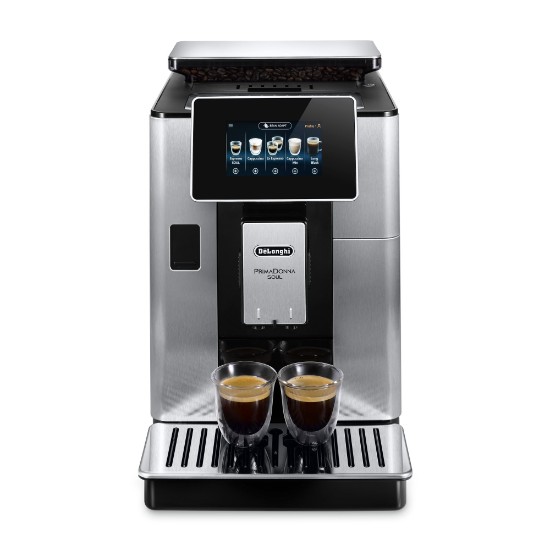 Cafetera espresso automática, 1450W, "PrimaDonna Soul", Metal Black - DeLonghi