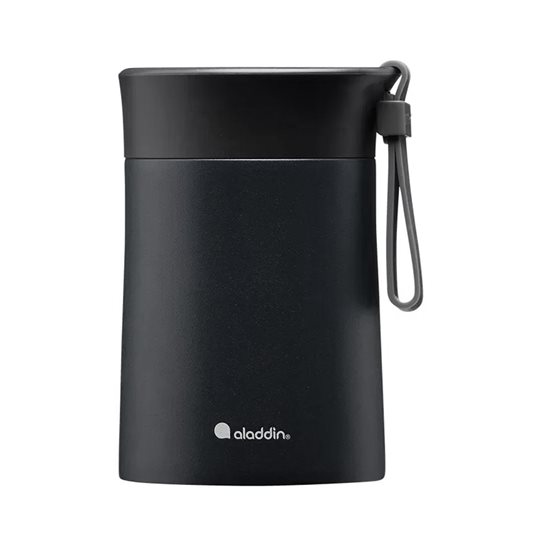 Vakuumförseglad mugg, rostfritt stål, 400ml, <<Lava Black>>, "Bistro" - Aladdin