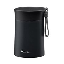 Vacuum-sealed mug, stainless steel, 400ml, <<Lava Black>>, "Bistro" - Aladdin