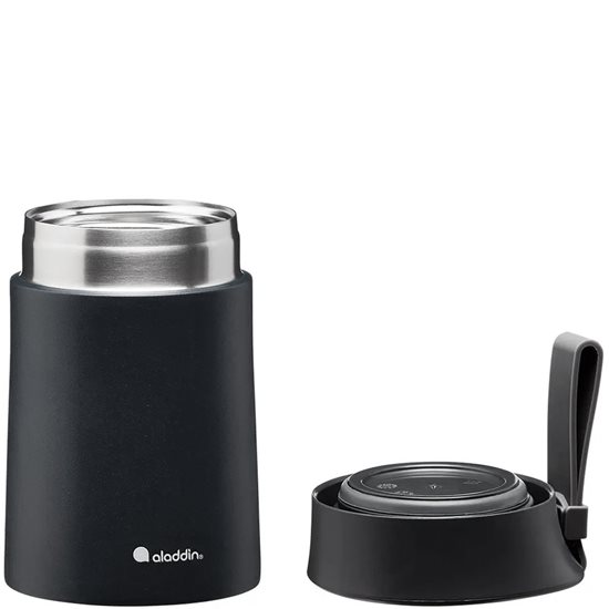 Vacuum-sealed mug, stainless steel, 400ml, <<Lava Black>>, "Bistro" - Aladdin