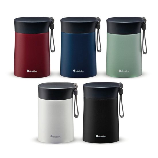 Vacuum-sealed mug, stainless steel, 400ml, <<Lava Black>>, "Bistro" - Aladdin