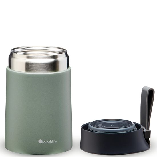 Vacuum insulated thermos mug, stainless steel, 400ml, <<Sage Green>>, "Bistro" - Aladdin