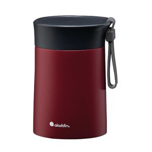 "Bistro" vacuum-sealed container made of stainless steel, 400 ml, <<Burgundy>> - Aladdin