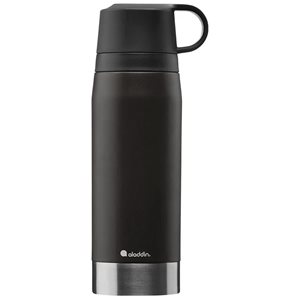 Stainless steel thermoinsulating bottle, 1.1 L, <<Lava Black>>, "CityPark Thermavac" - Aladdin