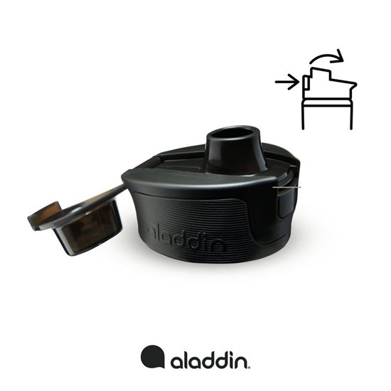 Plastikflasche, 800 ml, <<Burgund>>, "Sports Tracker" - Aladdin