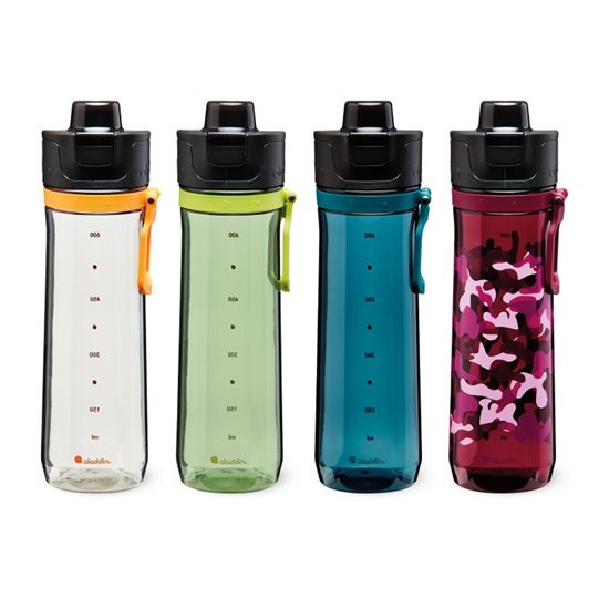 Plastikflasche, 800 ml, <<Burgund>>, "Sports Tracker" - Aladdin