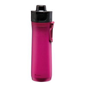 Stainless steel thermo-insulating bottle, 600ml, <<Burgundy>>, "Sports Thermavac" - Aladdin
