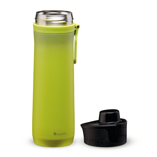 Edelstahl-Thermo-Isolierflasche, 600ml, <<Sage>>, "Sports Thermavac" - Aladdin