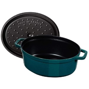 Ovalus Cocotte puodas, ketus, 37cm/8L, "La Mer" - Staub