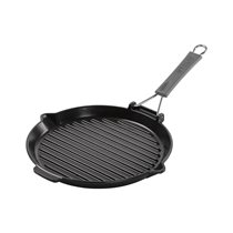 Cast iron grill pan, 27 cm, <<Black>> - Staub 