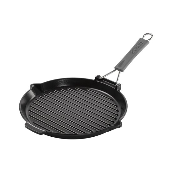 Støbejern grill pan, 27 cm, Black - Staub 