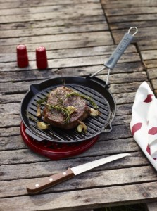 Cast iron grill pan, 27 cm, Black  - Staub