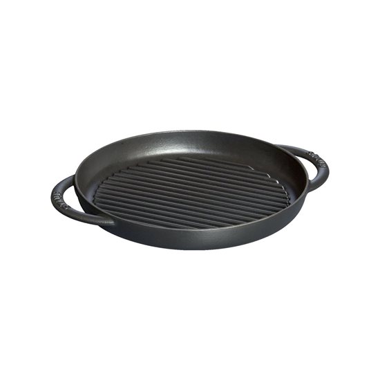 Grill pan, 26 cm, ħadid fondut, Black - Staub