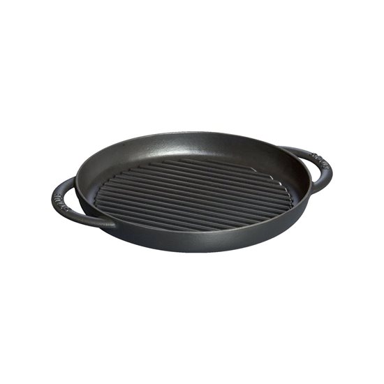 Grilovací pánev, 26 cm, litina, Black - Staub