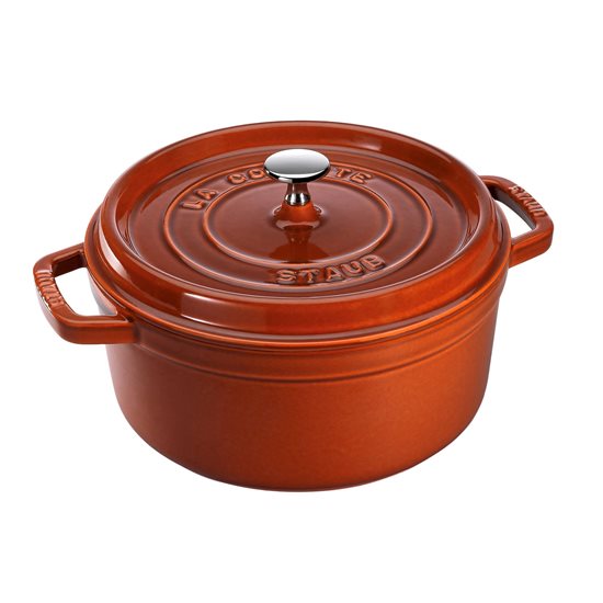 Cocotte κατσαρόλα, μαντεμένιο, 28cm/6,7L, Cinnamon - Staub