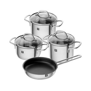 Stainless steel cooking pot set, 7 pieces, "Pico" range - Zwiling