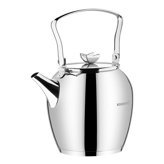 Teapot, cruach dhosmálta, 2.3L "Féileacán" - Korkmaz