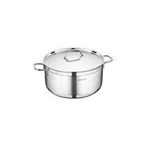 Stainless steel saucepan, with lid, 16 cm / 1.8 l, "Alfa" - Korkmaz