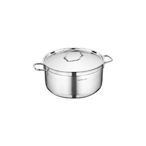 Stainless steel saucepan, with lid, 16 cm / 1.8 l, "Alfa" - Korkmaz