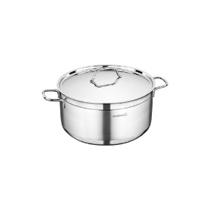 Stainless steel saucepan, with lid, 18 cm / 2.5 l, "Alfa" - Korkmaz