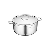 Stainless steel saucepan, with lid, 20 cm / 3.5 l, "Alfa" - Korkmaz