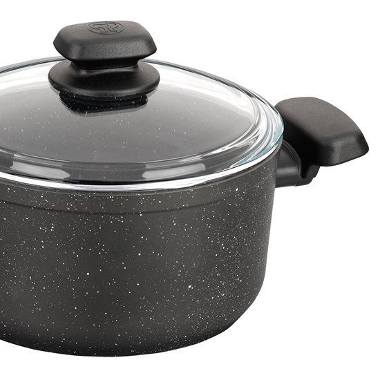 Casserole antiadhésive, avec couvercle, 24 cm / 5 l, "Ornella" - Korkmaz