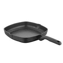 Square grill pan, aluminum, 28x28 cm, "Ornella Alu" - Korkmaz
