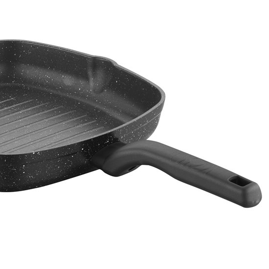 Square grill pan, aluminum, 28x28 cm, "Ornella Alu" - Korkmaz