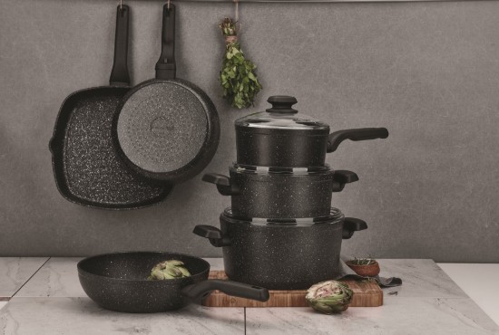 Grill pan, aluminum, 36 x 26.5 cm, "Ornella Alu" - Korkmaz