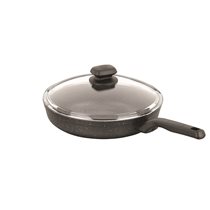 Aluminum frying pan with lid, 24 cm, "Ornella Alu" - Korkmaz